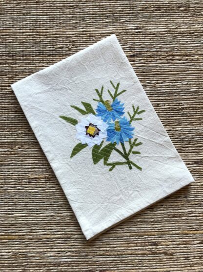 Blue Apron with Aster Tea Towel - Image 2